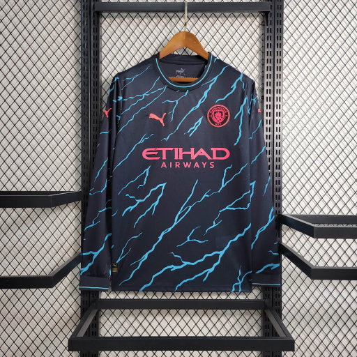 Camisa Manchester City Third 23/24 - Versão Manga Comprida