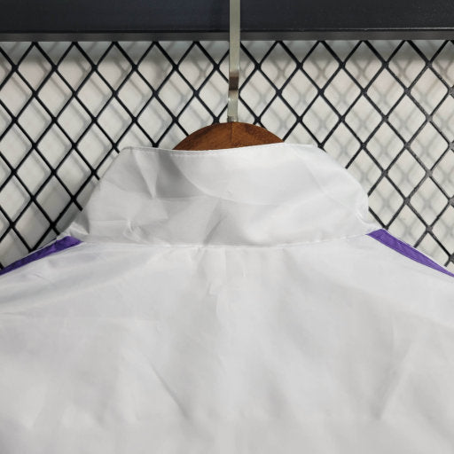 Jaqueta Corta Vento Reversível Real Madrid 23/24 - Branca