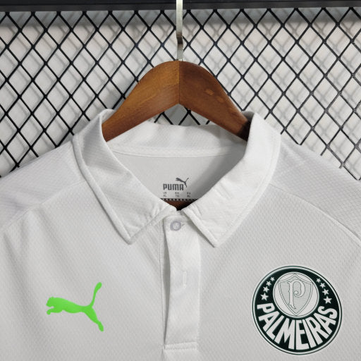 Camisa Polo Palmeiras 22/23 - Puma Torcedor Masculina - Branco