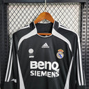 Camisa Real Madrid Away 06/07 - Versão Retro Manga Comprida
