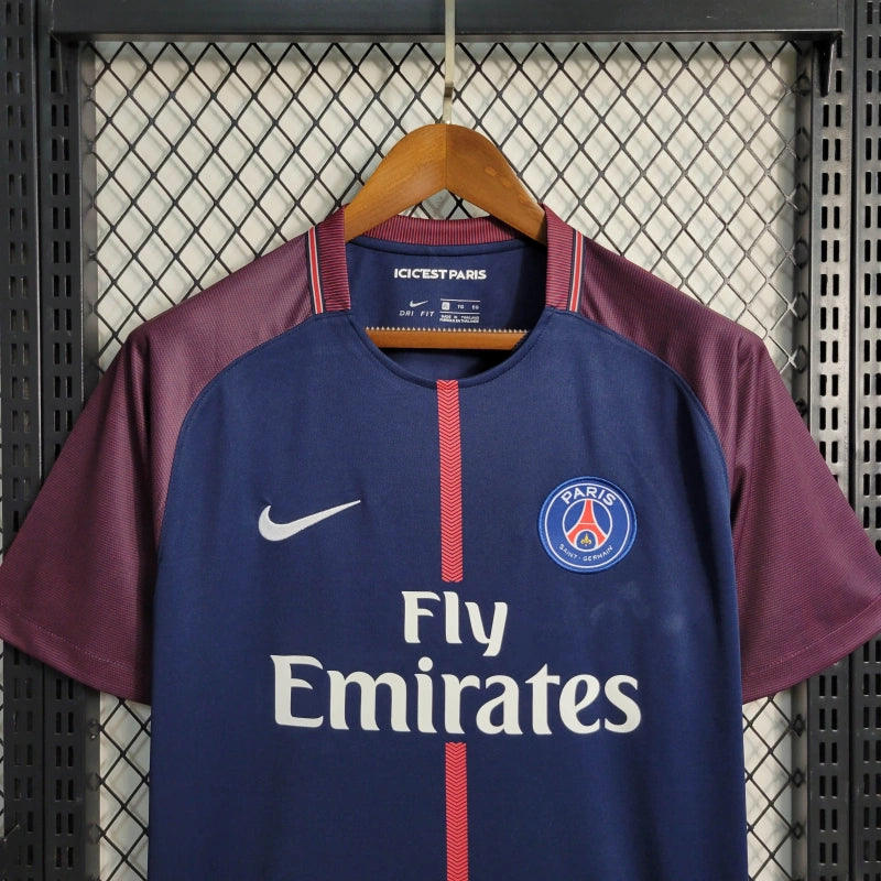 Camisa PSG Home 17/18 - Versão Retro
