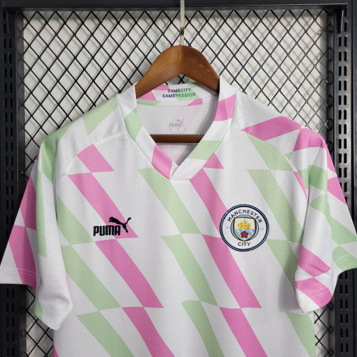 Camisa Manchester City Pré Jogo 23/24 - Puma Torcedor Masculina
