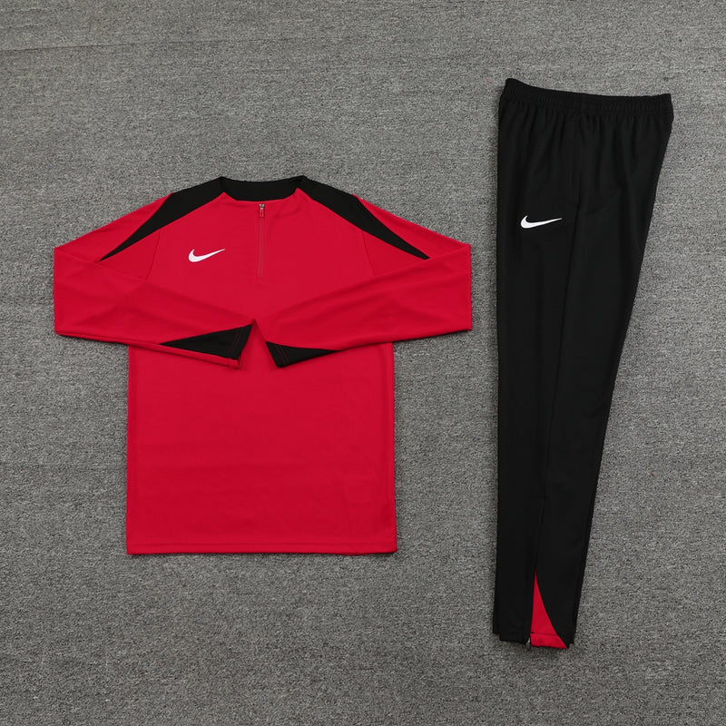 Conjunto de Treino Nike Dri-Fit 24/25 - Vermelho - Lançamento