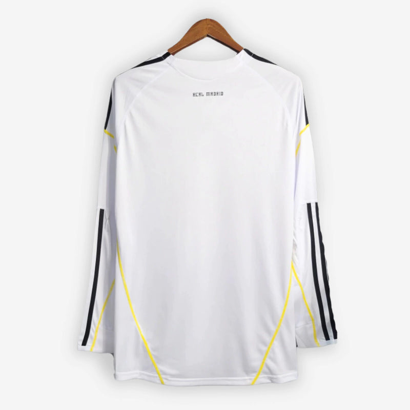 Camisa Real Madrid Home 09/10 - Versão Retro - Manga Comprida