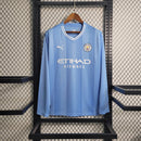 Camisa Manchester City Home 23/24 - Versão Manga Comprida