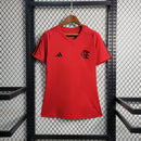 Camisa Flamengo Treino 23/24 - Versão Feminina - Vermelho