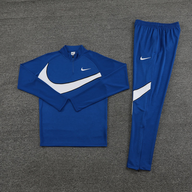 Conjunto de Treino Nike Dri-Fit Swoosh 24/25 - Azul Royal - Lançamento