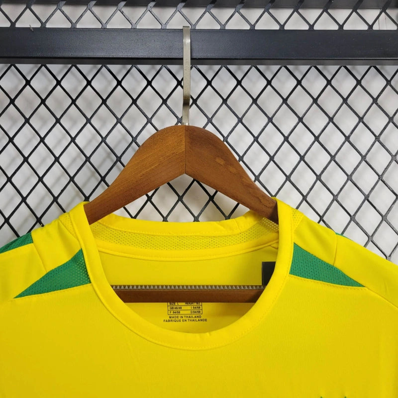 Camisa Brasil Home 2002 - Retro - Manga Comprida