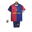 Kit Infantil Barcelona Home x Travis Scott 24/25 - Lançamento