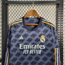 Camisa Real Madrid Reserva 23/24 - Adidas Torcedor Masculina - Manga Comprida