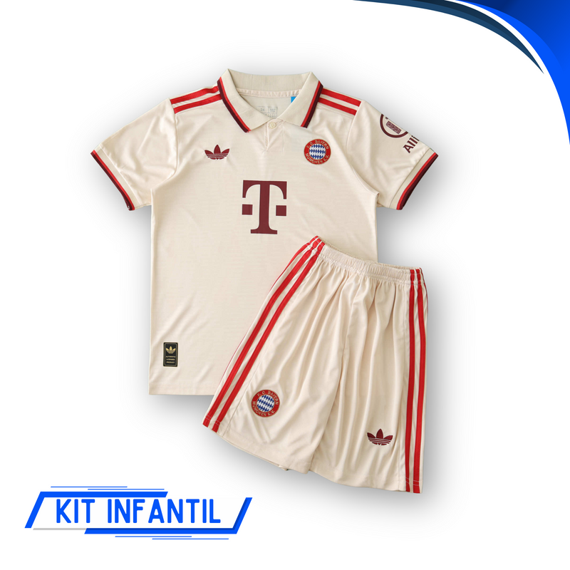 Kit Infantil Bayern de Munique Third 24/25 - Lançamento
