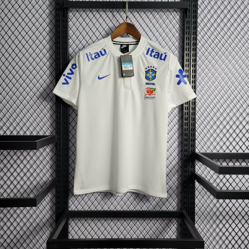 Polo de Viagem Brasil 22/23 - Nike Masculina - Branco