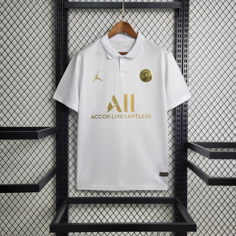 Camisa PSG Polo All White 23/24 - Nike Torcedor Masculina - Lançamento