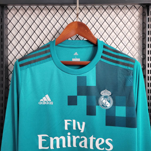 Camisa Real Madrid Third 17/18 - Versão Retro Manga Comprida