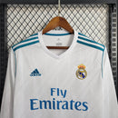 Camisa Real Madrid Home 17/18 - Versão Retro Manga Comprida