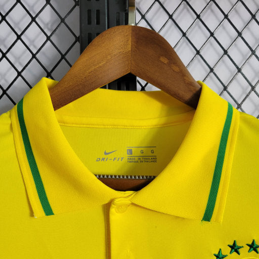 Polo Brasil 22/23 - Nike Torcedor Masculina - Amarelo
