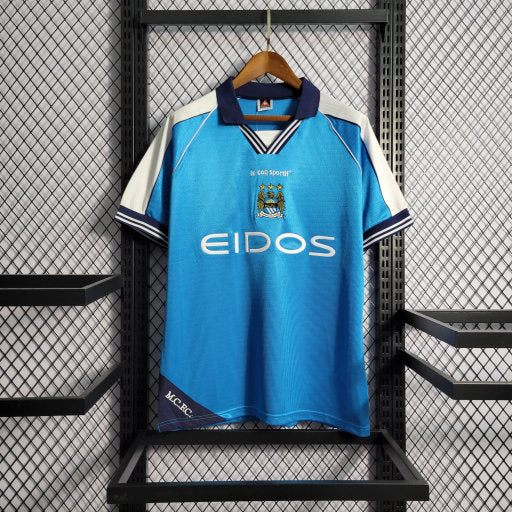 Camisa Manchester City Home 99/01 - Versão Retro
