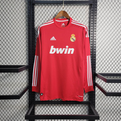 Camisa Real Madrid Away 11/12 - Versão Retro Manga Comprida