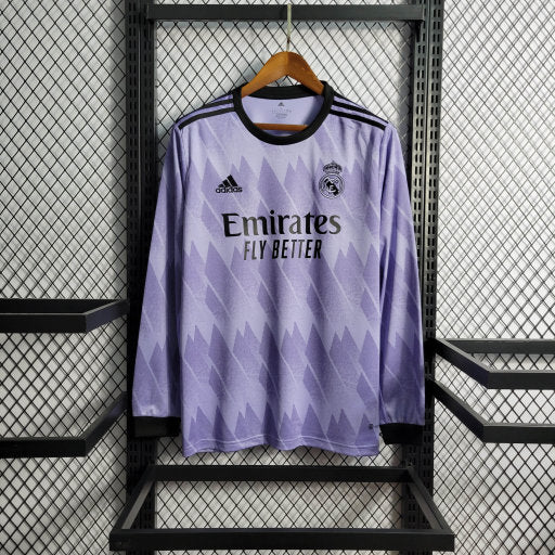 Camisa Real Madrid Reserva 22/23 - Adidas Torcedor Masculina - Manga Comprida