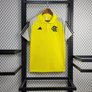 Camisa Polo Flamengo Viagem 24/25 - Amarelo - Lançamento