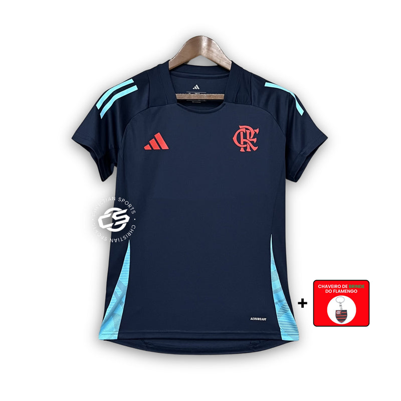 Camisa Flamengo Treino 25/26 - Adidas Torcedor - Feminino