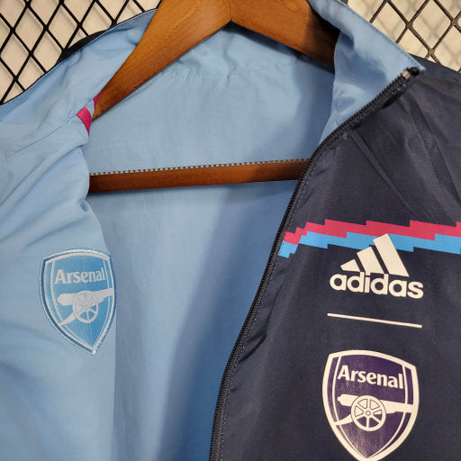 Jaqueta Corta Vento Reversível Arsenal 23/24 -  Lançamento