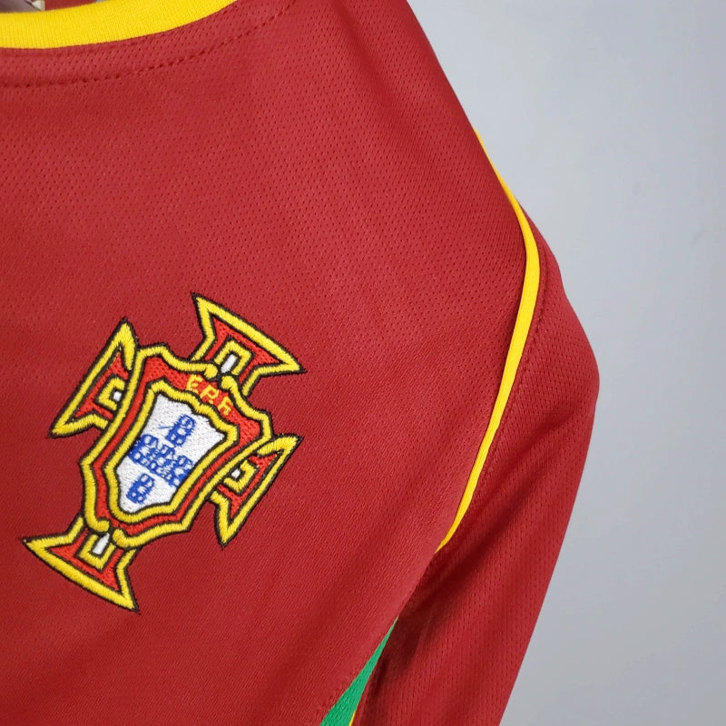 Camisa Portugal Titular 2002 - Versão Retro