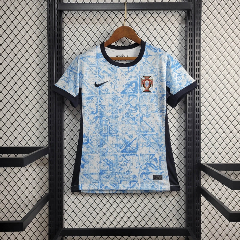 Camisa Portugal Away 24/25 Euro - Versão Feminina - Lançamento
