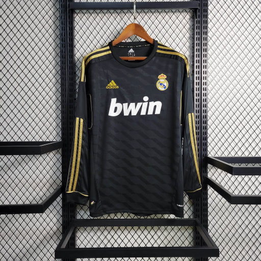 Camisa Real Madrid Away 11/12 - Versão Retro Manga Comprida