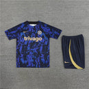Conjunto de Treino Chelsea 24/25 - Azul e Preto - Lançamento