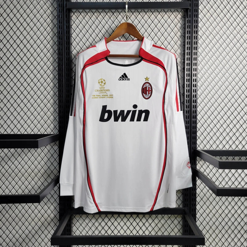 Camisa Milan Reserva 06/07 - Versão Retro - Manga Comprida