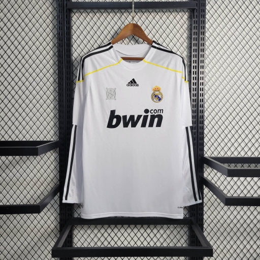 Camisa Real Madrid Home 09/10 - Versão Retro Manga Comprida
