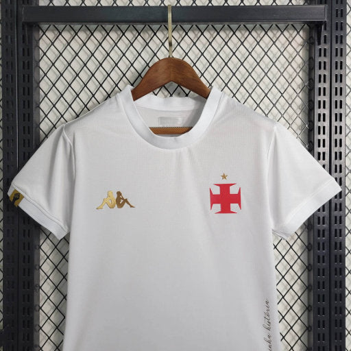 Camisa Vasco Goleiro 23/24 - Kappa Torcedor Feminina  - Branca
