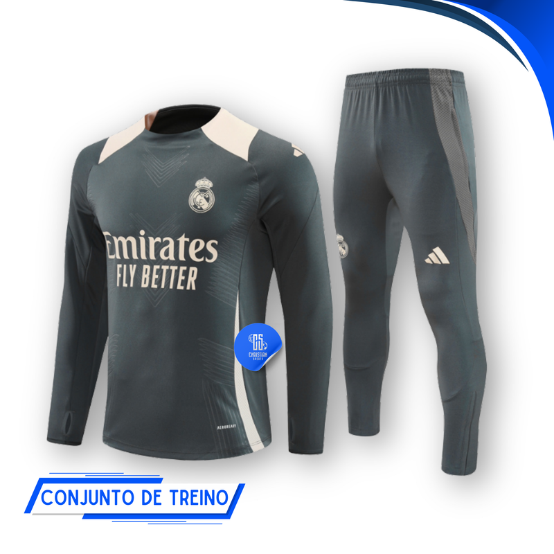 Conjunto de Treino Real Madrid 24/25 - Lançamento