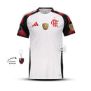Camisa Flamengo Away + Patch Tetra 25/26 - Adidas Torcedor
