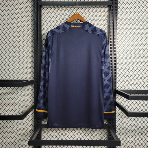 Camisa Real Madrid Reserva 23/24 - Adidas Torcedor Masculina - Manga Comprida