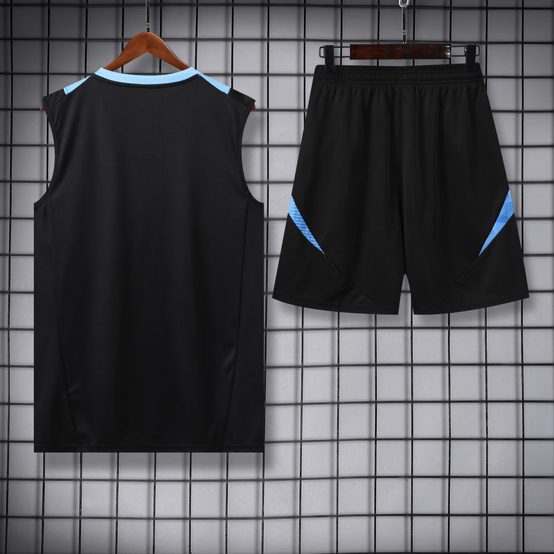 Kit Regata Argentina Treino 24/25 Preto - Lançamento