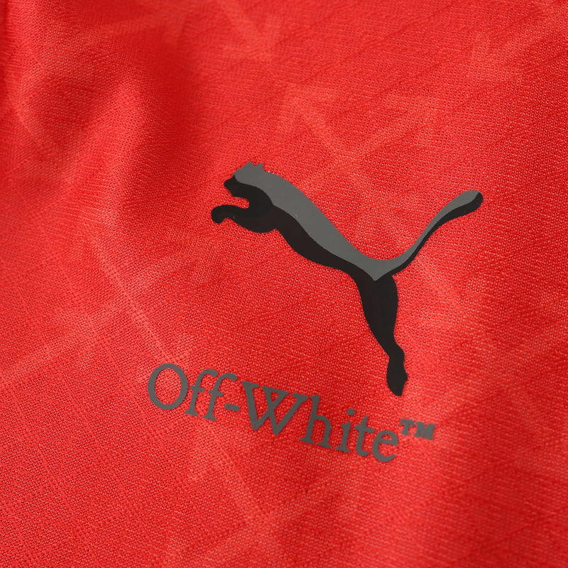 Camisa AC Milan x Off White 25/26 - Torcedor Masculina - Lançamento