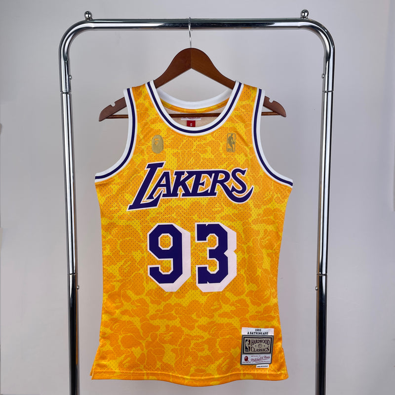 Regata NBA Lakers 93 BAPE×M&N - Hardwood Classics