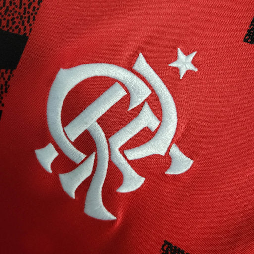 Camisa Flamengo Pré Jogo 23/24 - Adidas Torcedor Masculina - Lançamento