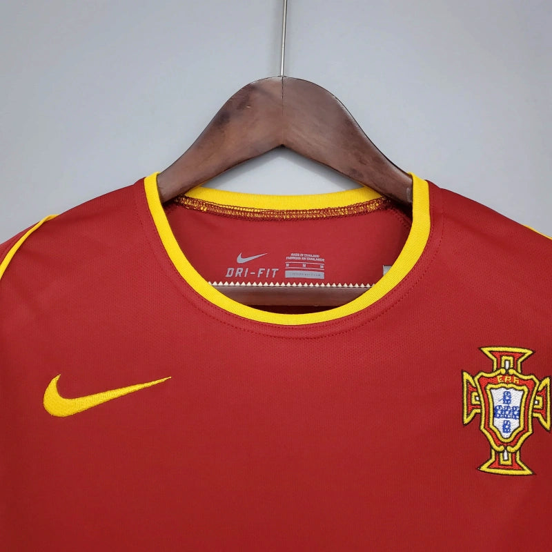 Camisa Portugal Titular 2002 - Versão Retro