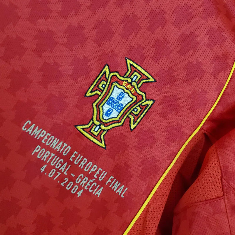 Camisa Portugal Titular 2004 - Versão Retro
