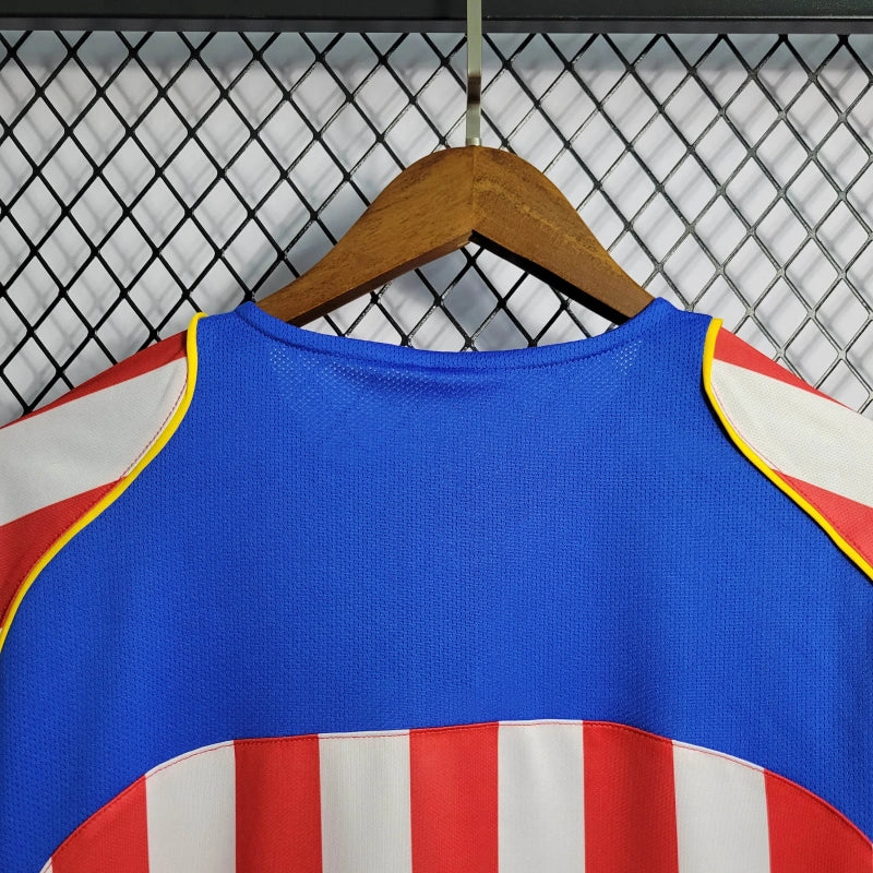 Camisa Atlético de Madrid Home 04/05  - Versão Retro