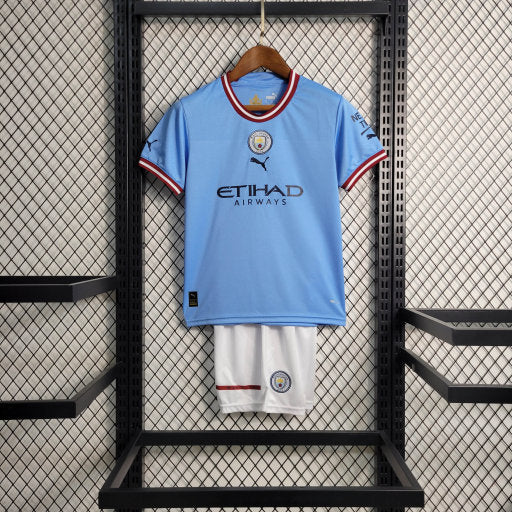 Kit Infantil Manchester City Home 22/23