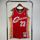 Regata NBA Cleveland Cavaliers 03/04 - Lebron James 23 Red Hardwood - Mitchell & Ness