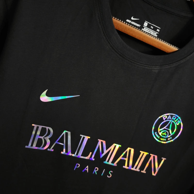 Camisa PSG All Black "Reflective" 24/25 - Nike Torcedor Masculina - Lançamento