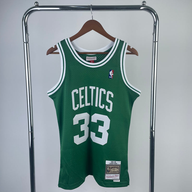Regata NBA Boston Celtics 85/86 - Larry Bird 33 - M&Ness