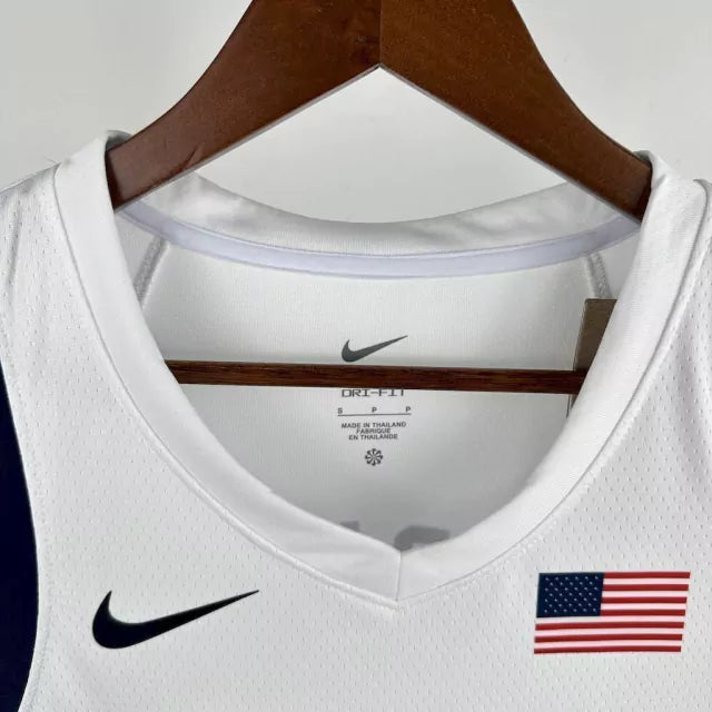 Regata NBA EUA Olimpíadas 2024 Branco - Nike