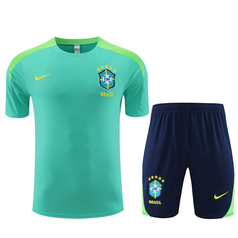 Conjunto de Treino Brasil 24/25 Copa América - Verde Menta - Lançamento