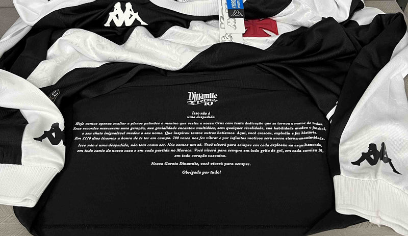 Camisa Vasco Home 24/25 - Kappa Manga comprida - Lançamento